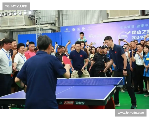 王励勤率领乒乓球队进机关推动全民健身普及提升乒乓球运动影响力